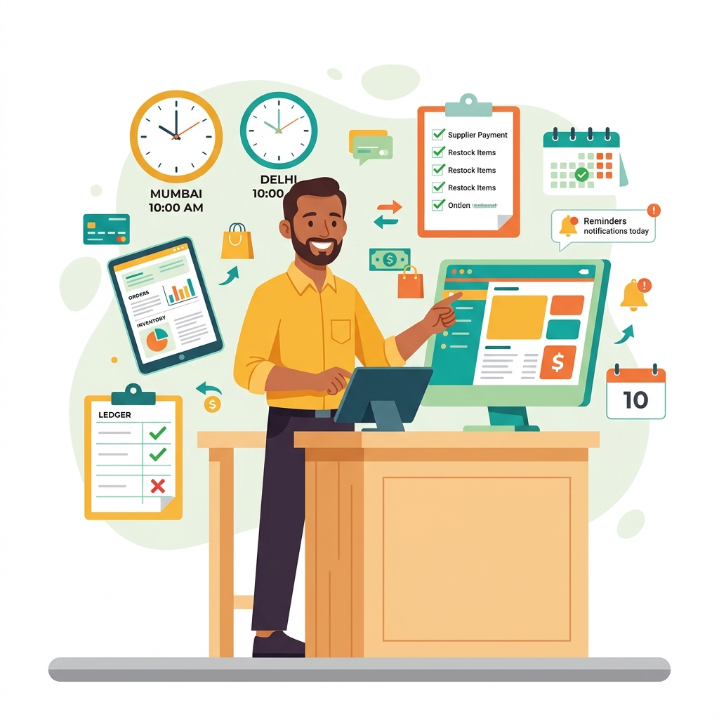 Dukandar managing billing and udhar